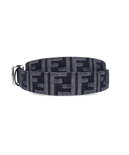 Logo detail denim belt | Emporium