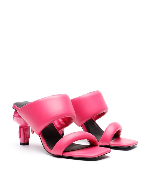 İkon Heel double strap mules