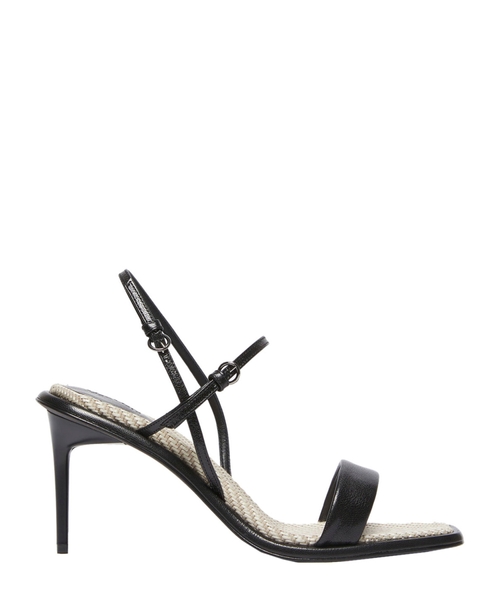 Leather slingback sandals