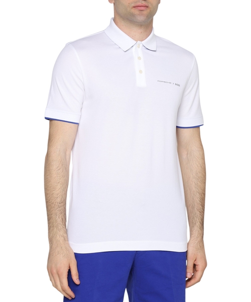 Поло с короткими рукавами и классическим воротником