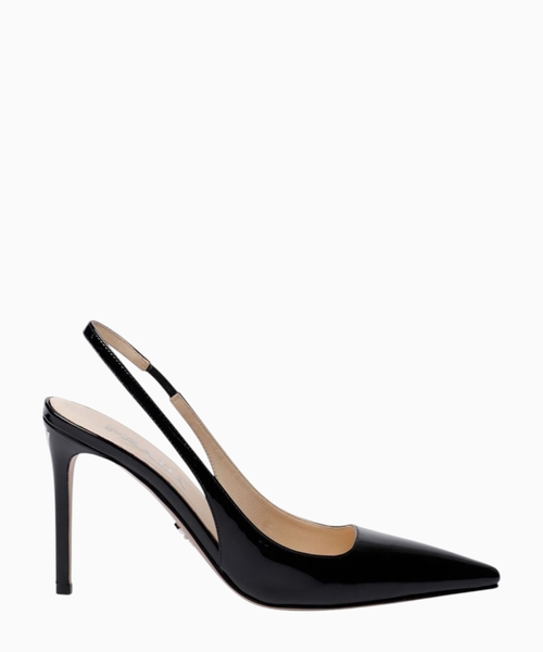 Patent leather pumps