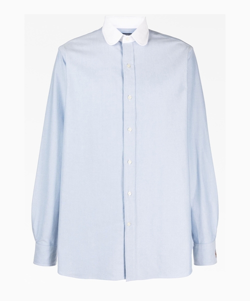 Long sleeve straight fit shirt