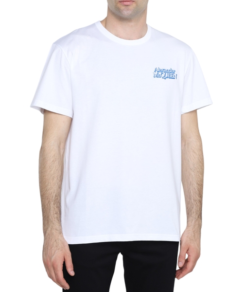 Футболка с круглым воротником и короткими рукавами