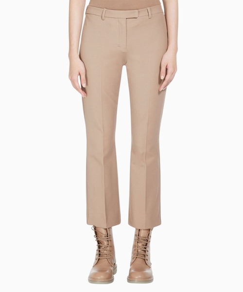 Cotton-blend trousers