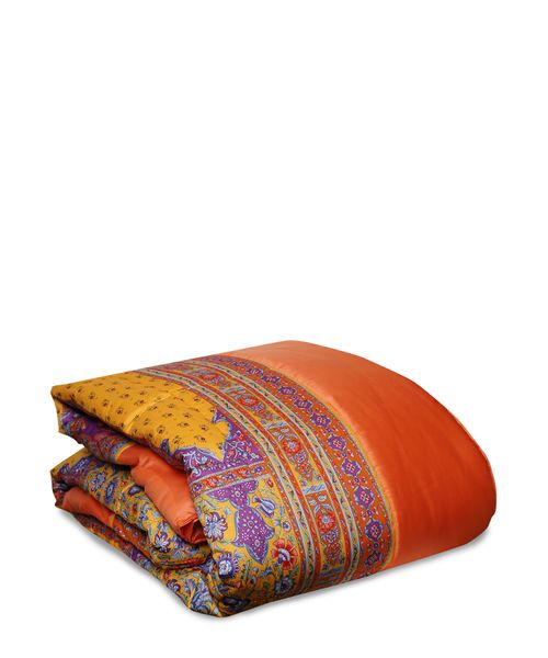 Floral printed bed cover