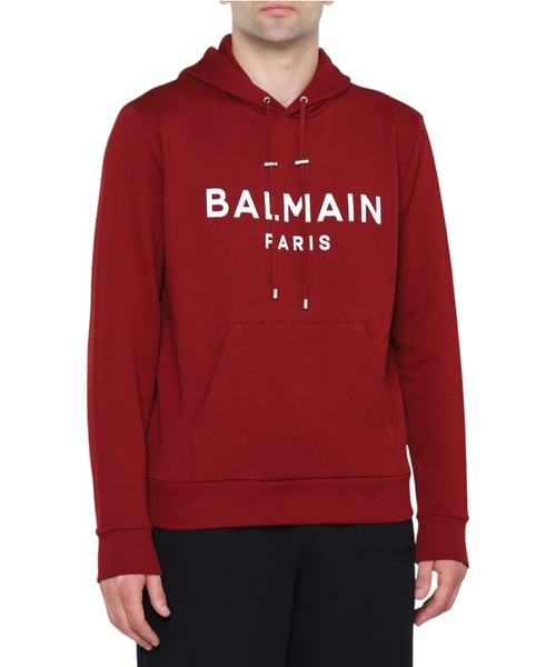 Худи с принтом в виде логотипа и длинными рукавами