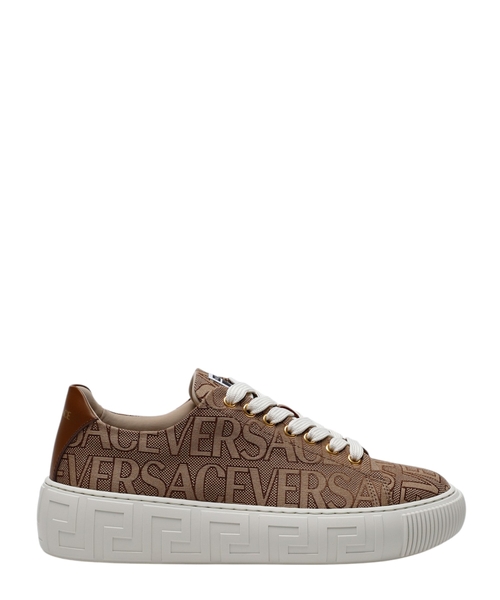 All-over logo print Greca sneakers
