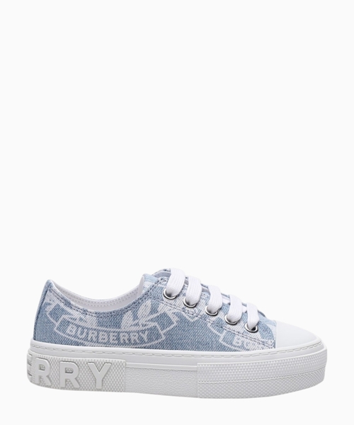 Logo printed denim sneakers