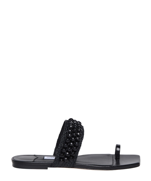 Amoure beads embellished sandals