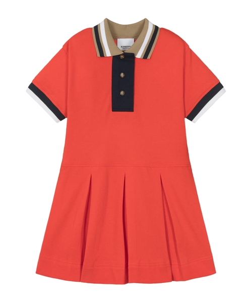 Short sleeve polo dress