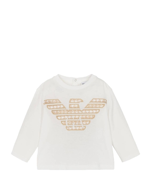 Logo applique detail long-sleeves t-shirt