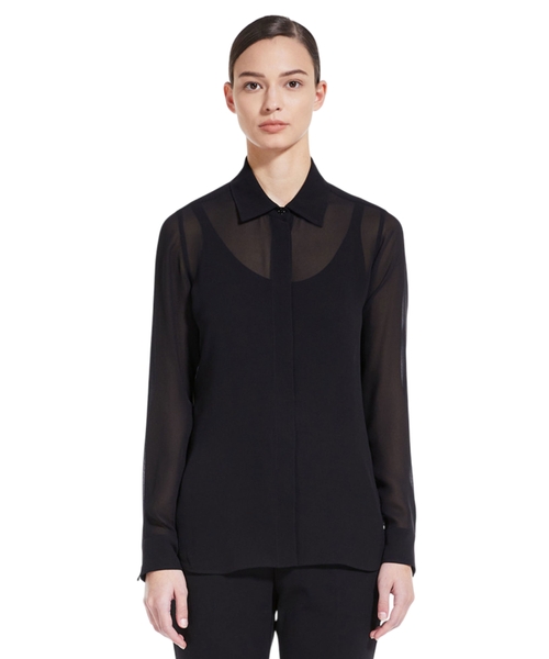 Рубашка Manche из шелкового жоржета