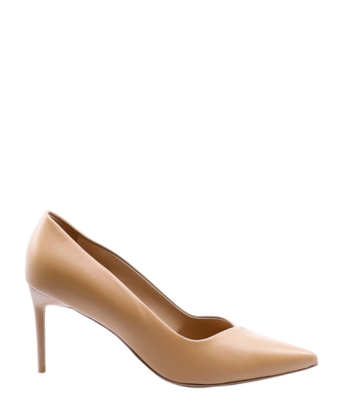 Nappa leather court shoes