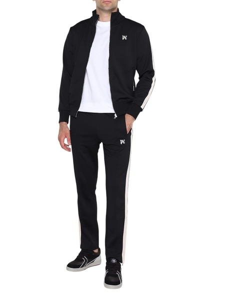 Logo-embroidered jacket