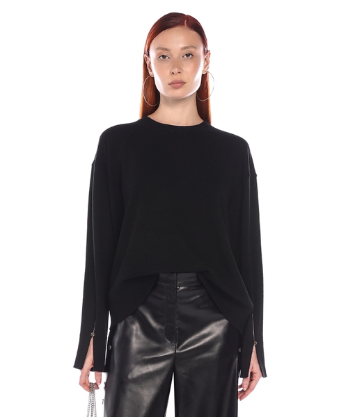 Long sleeve sweater with cut-out details
