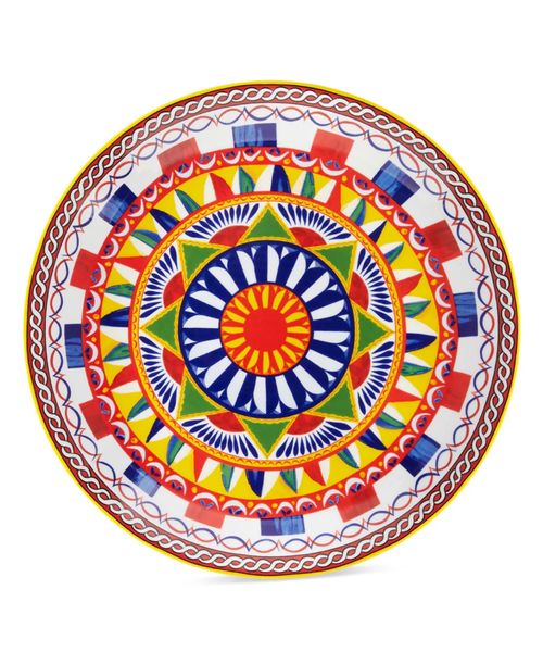 Plate with Carretto Sicilano pattern