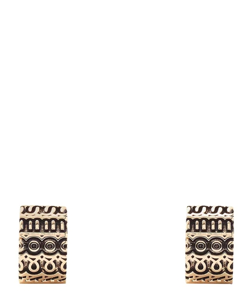 Gold Red Yin Yang earring | Emporium Gold Red Yin Yang earring | Emporium