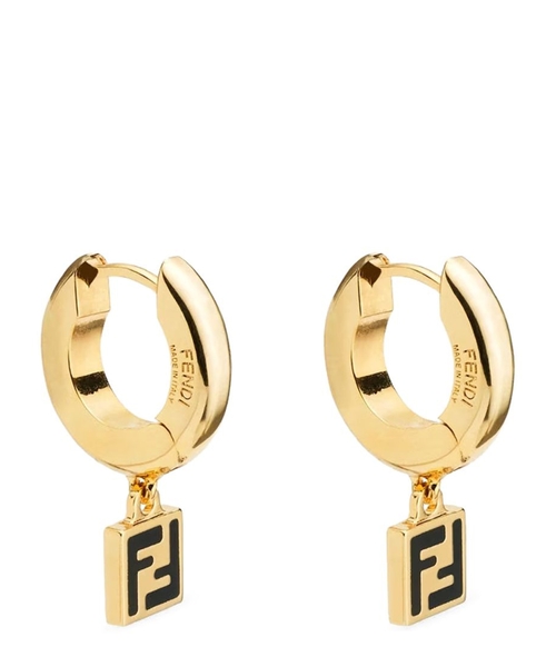 FF loqo detallı halqa sırğalar