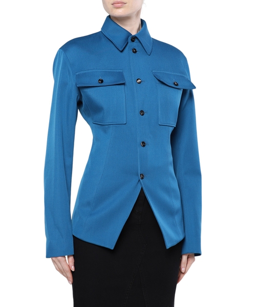 Wool gabardine shirt-jacket | Emporium