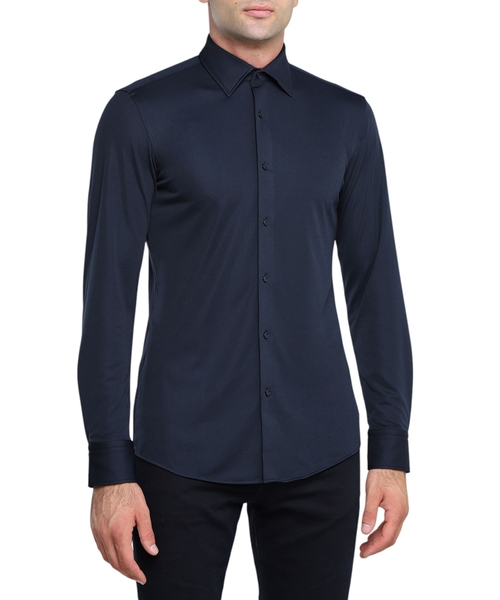 Рубашка с длинными рукавами и с классическим воротником