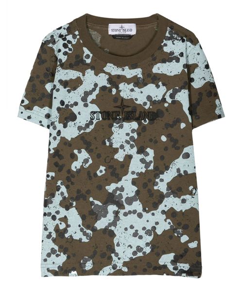 Hərtərəfli printli loqo detallı t-shirt