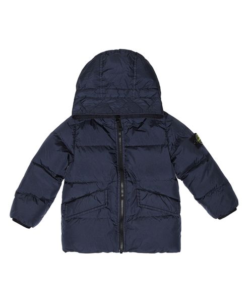 Стеганая куртка с капюшоном