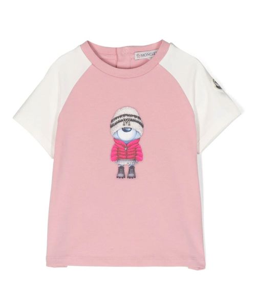 Karikatura printli qısaqol t-shirt