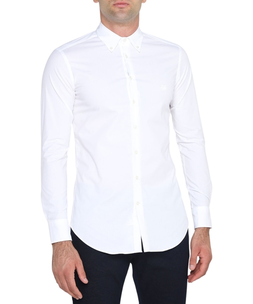 Long sleeve shirt with classic collar