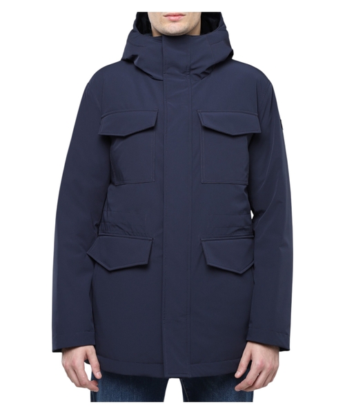 Long sleeve jacket with zip fastening