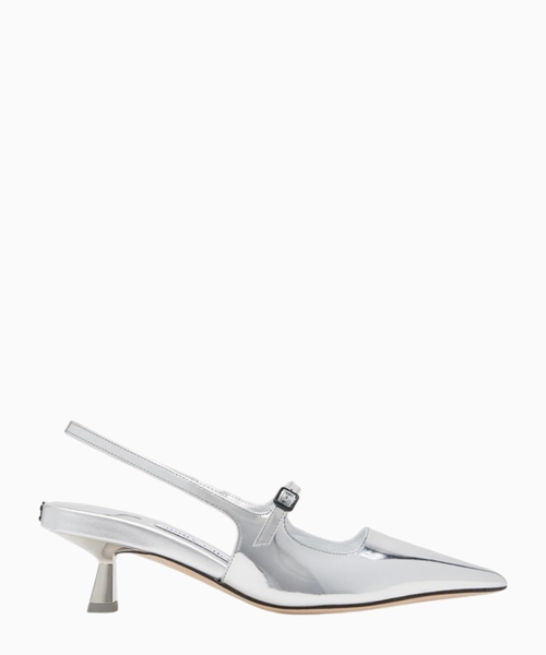 Didi metallic leather pumps