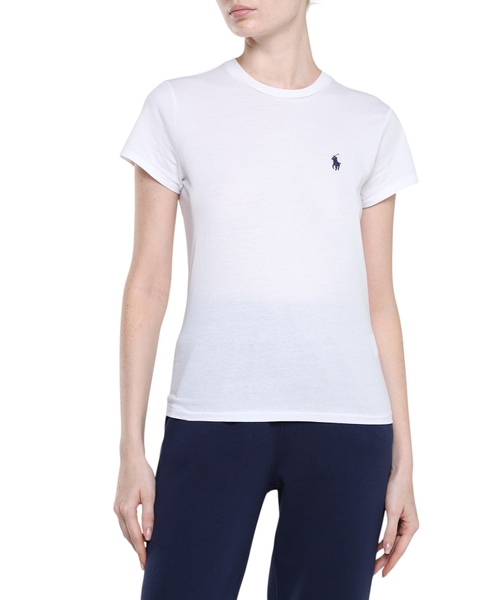 Logo embroidered short sleeve T-shirt