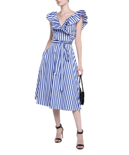 Платье без рукавов с ремешком на талии