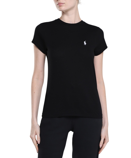 Logo embroidered short sleeve T-shirt