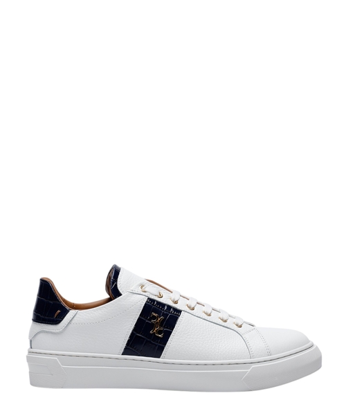 Lace up sneakers with logo detail