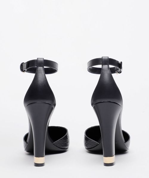 d'Orsay court shoes with all-over logo | Emporium