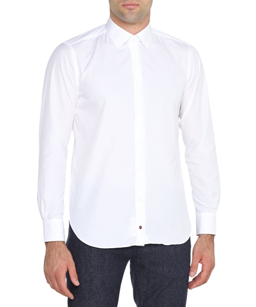 Long sleeve shirt with classic collar