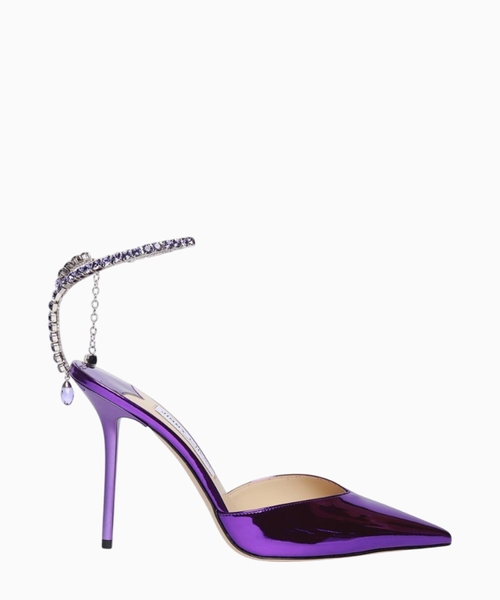 Crystal embellishment Saeda pumps