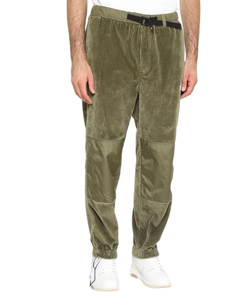 Вельветовые брюки на резинке