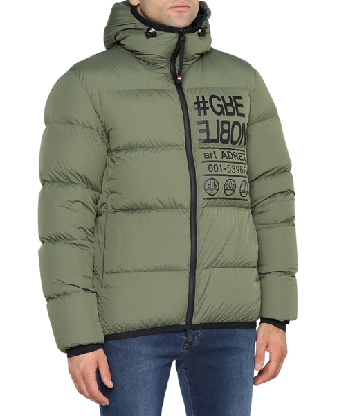 Hooded quilted jacket