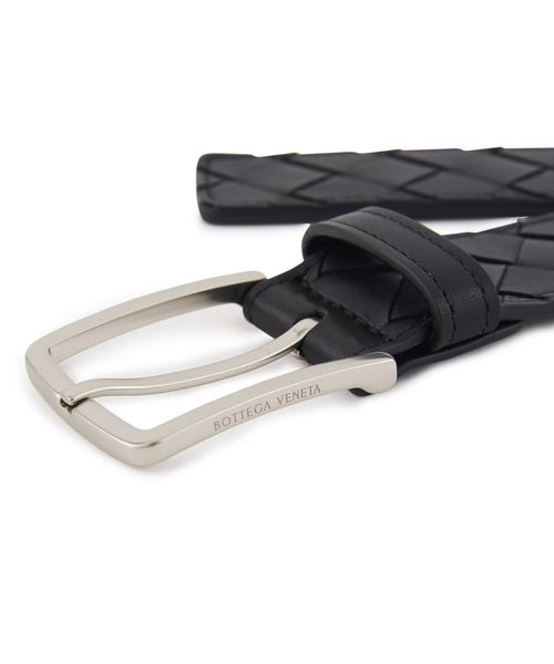 ベルト BOTTEGA VENETA  woven leather belt Woven design leather belt | Emporium