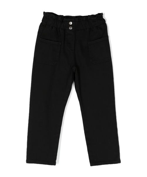 Denim pants with elasticated waist