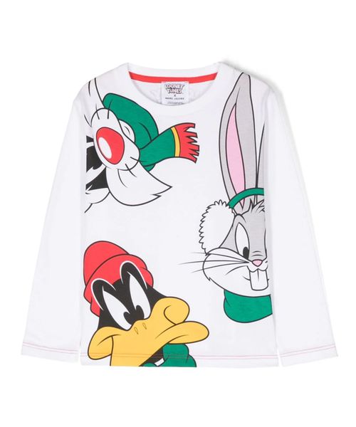 Loqo printli uzunqol T-shirt