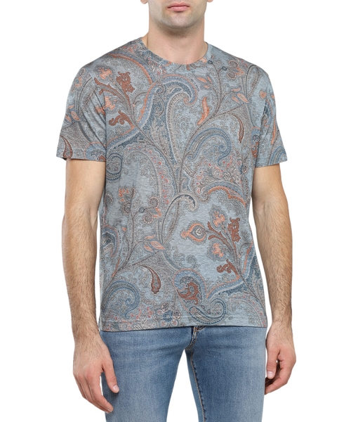 Dairəvi yaxa ilə qısaqol T-shirt