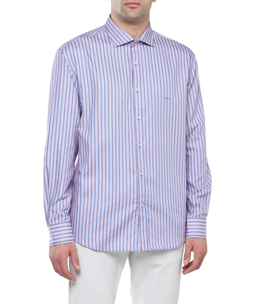 Long sleeve shirt with classic collar