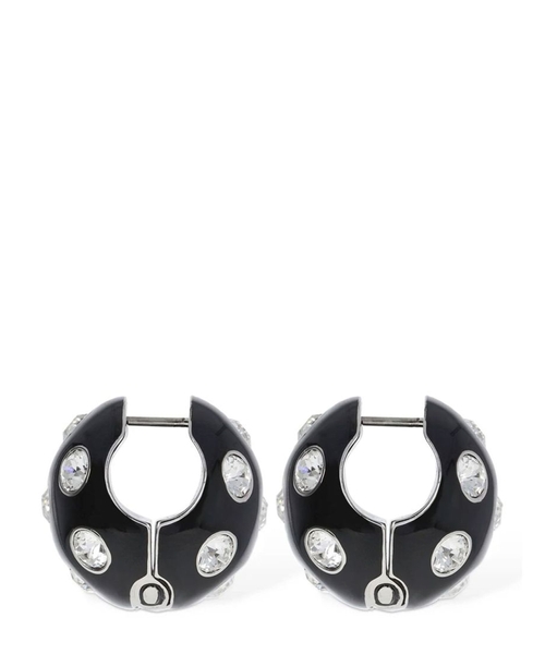 Kristallarla bəzədilmiş sırğalar