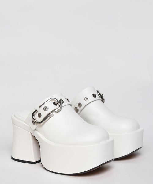 Кожаные мюли The J Marc на платформе