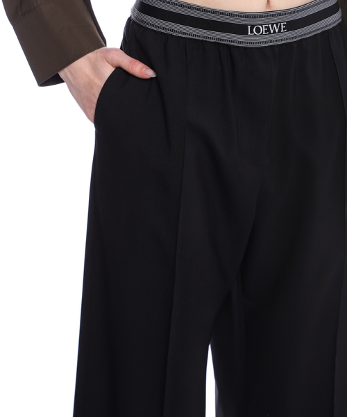 パンツ Loewe Wool Trousers Logo waisted wool trousers | Emporium