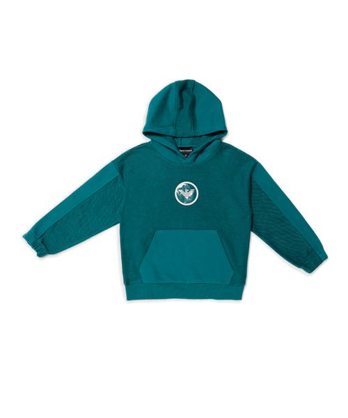 Logo applique hoodie