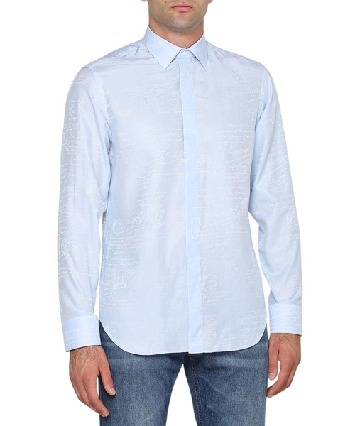 Long sleeve shirt with classic collar