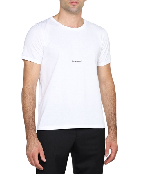 Dairəvi yaxa ilə qısaqol T-shirt